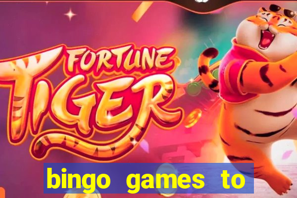 bingo games to play at home