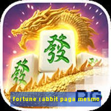 fortune rabbit paga mesmo