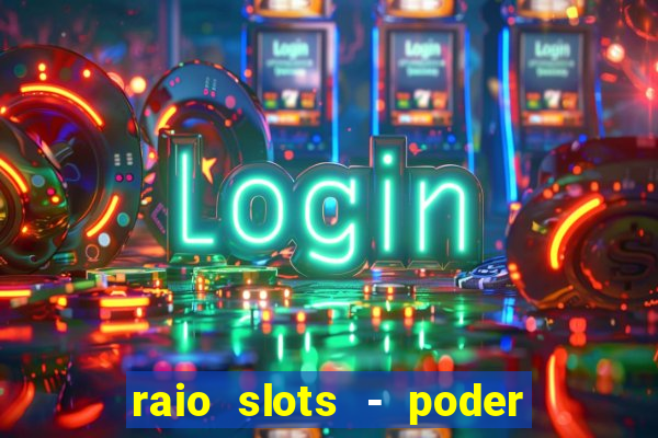 raio slots - poder de zéus