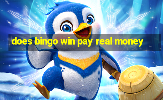 does bingo win pay real money