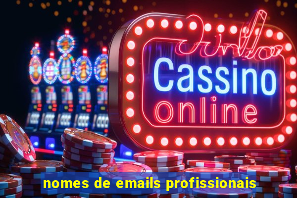 nomes de emails profissionais