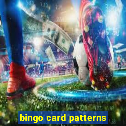 bingo card patterns