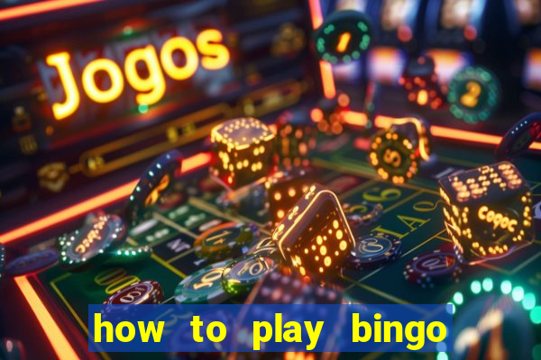 how to play bingo with playing cards