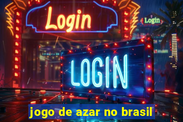 jogo de azar no brasil