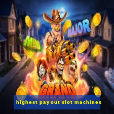 highest payout slot machines