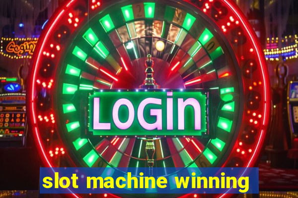 slot machine winning