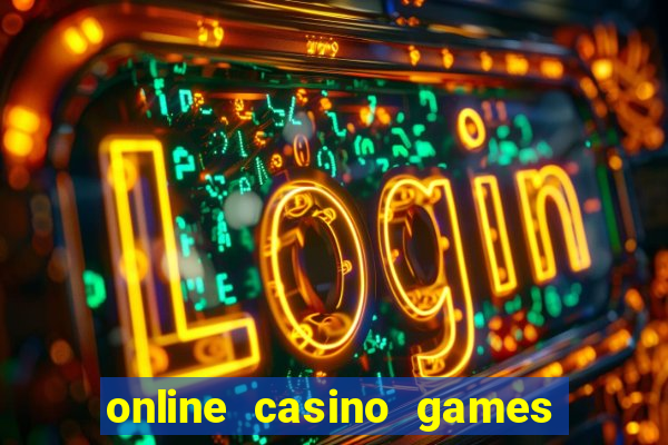 online casino games for real cash