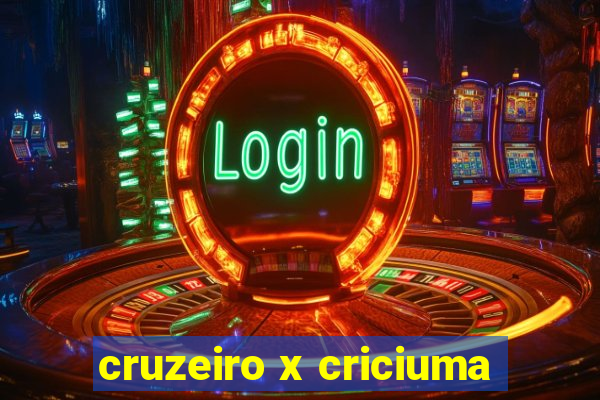 cruzeiro x criciuma