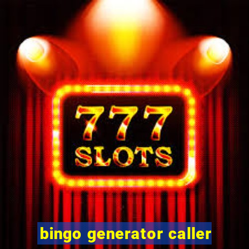 bingo generator caller