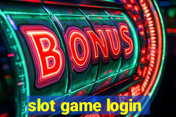 slot game login