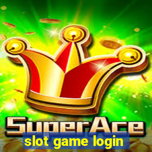 slot game login