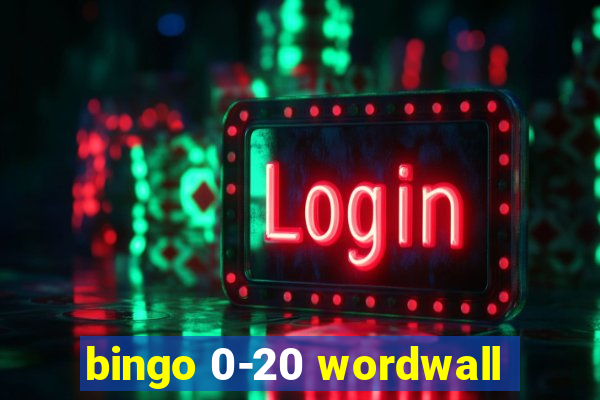 bingo 0-20 wordwall