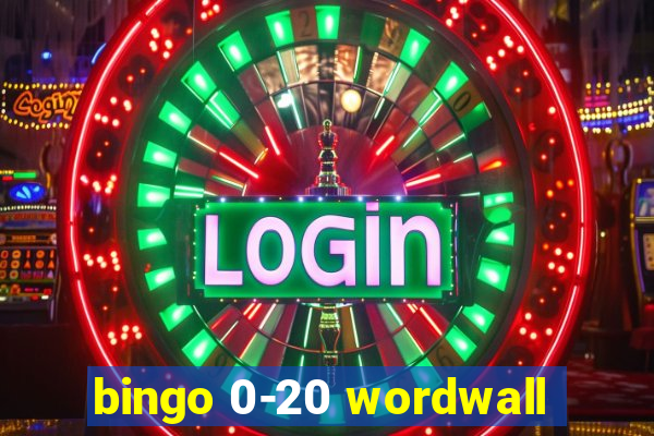 bingo 0-20 wordwall