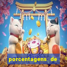 porcentagens de jogos pagantes