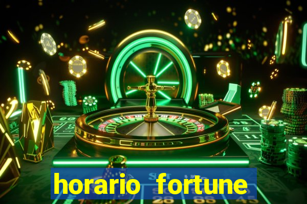 horario fortune tiger hoje