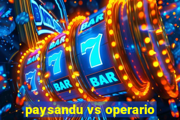 paysandu vs operario