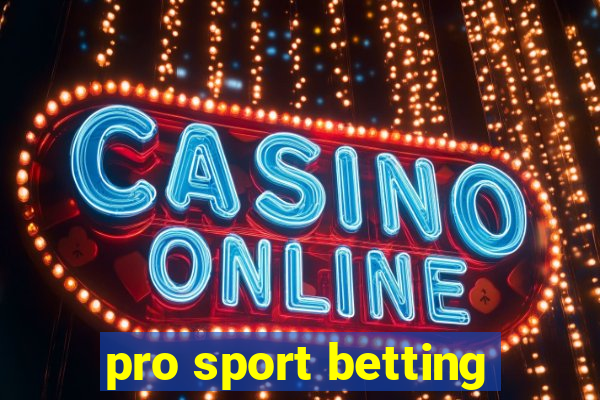 pro sport betting