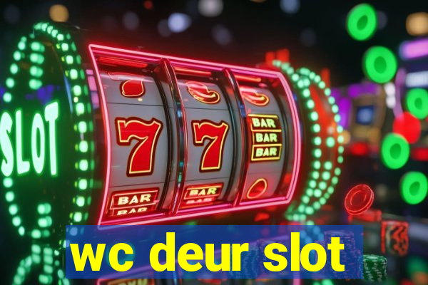 wc deur slot