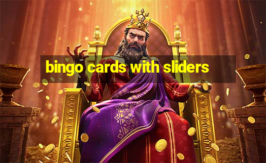 bingo cards with sliders