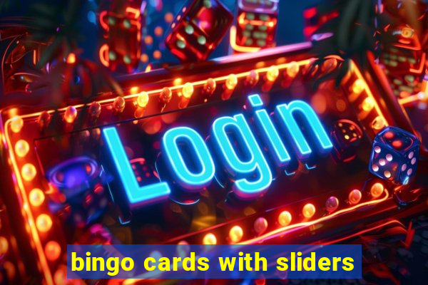 bingo cards with sliders