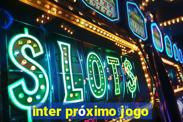 inter próximo jogo