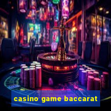 casino game baccarat