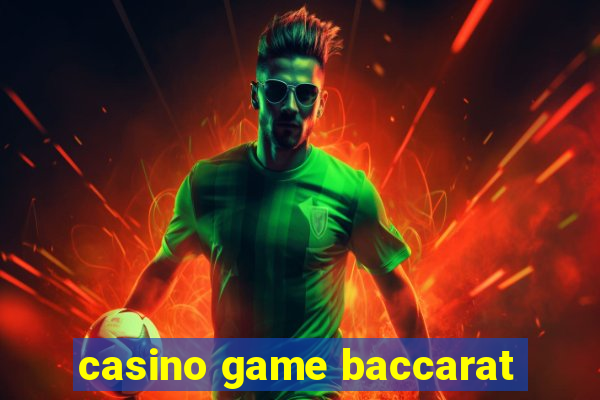 casino game baccarat