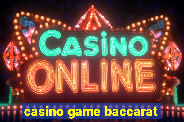 casino game baccarat