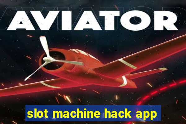 slot machine hack app