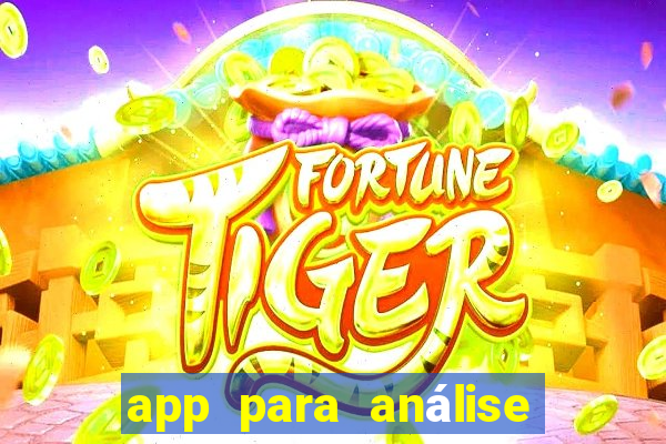 app para análise de jogos