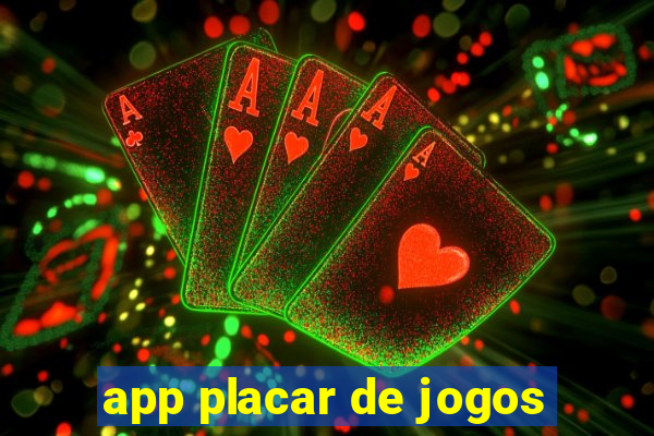 app placar de jogos