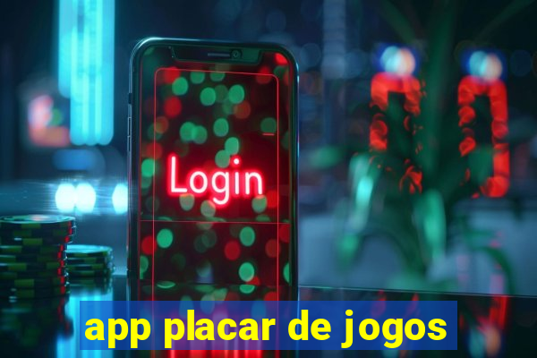 app placar de jogos