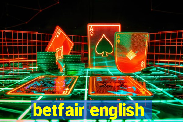 betfair english