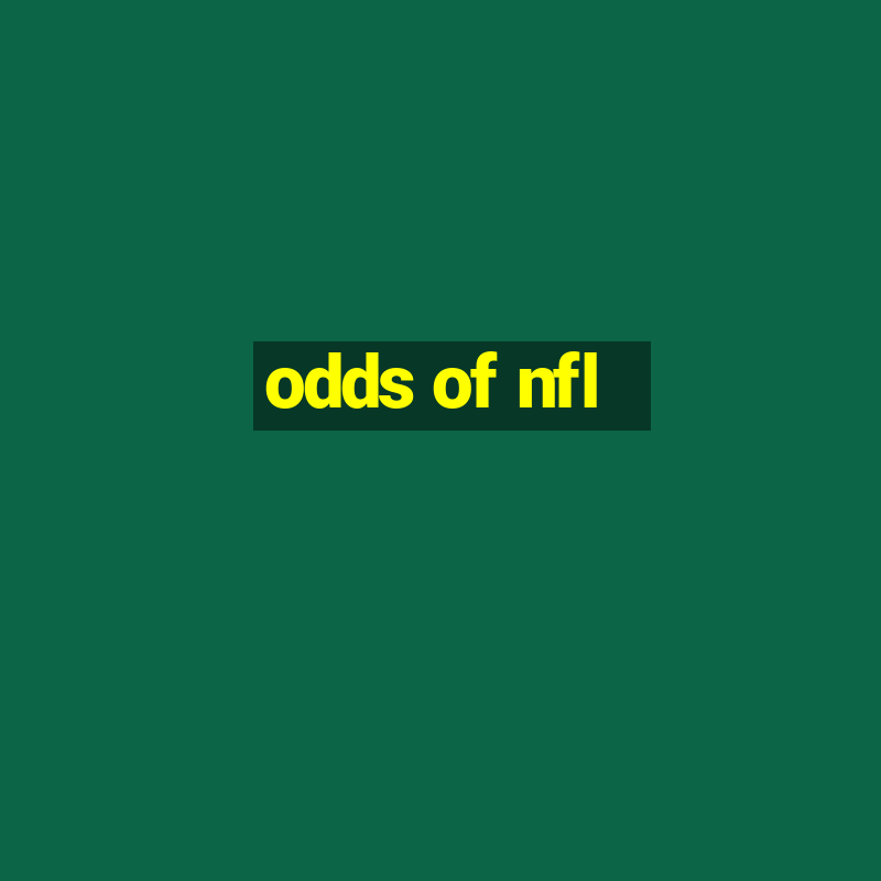 odds of nfl