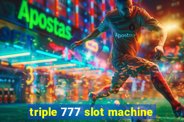 triple 777 slot machine