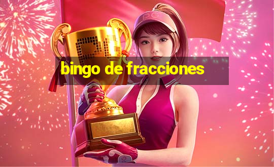 bingo de fracciones