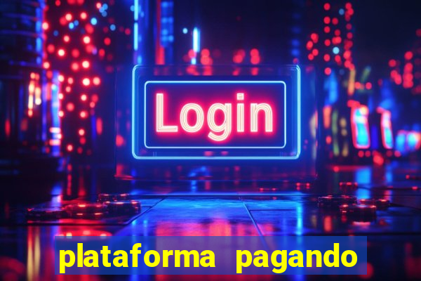 plataforma pagando bonus no cadastro