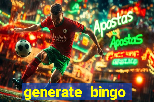 generate bingo cards with pictures