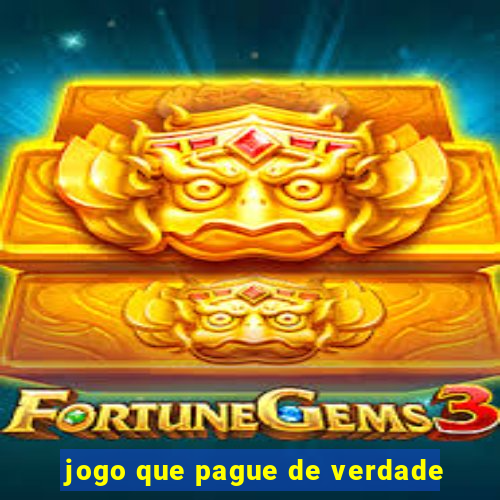 jogo que pague de verdade