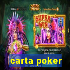 carta poker