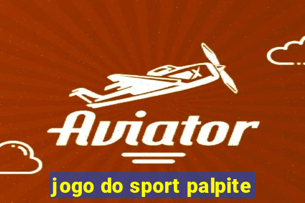 jogo do sport palpite