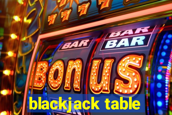 blackjack table