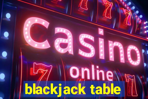 blackjack table