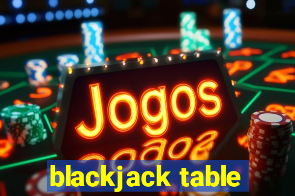 blackjack table