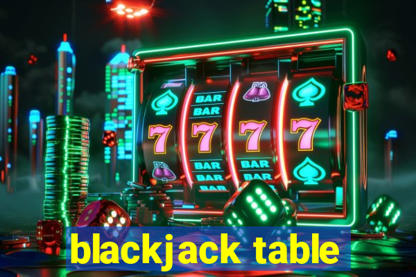 blackjack table