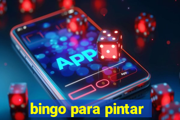 bingo para pintar