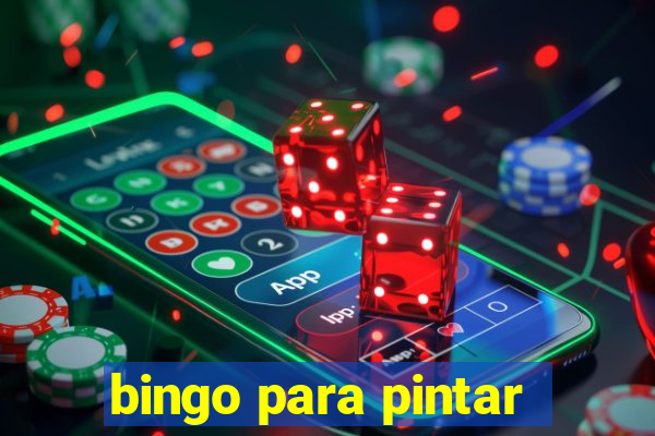 bingo para pintar