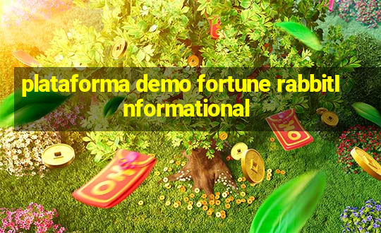 plataforma demo fortune rabbitInformational