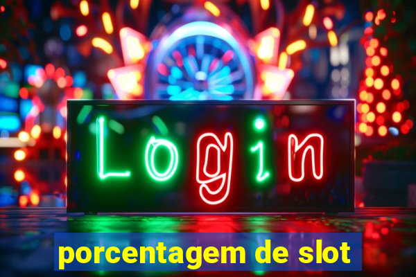 porcentagem de slot