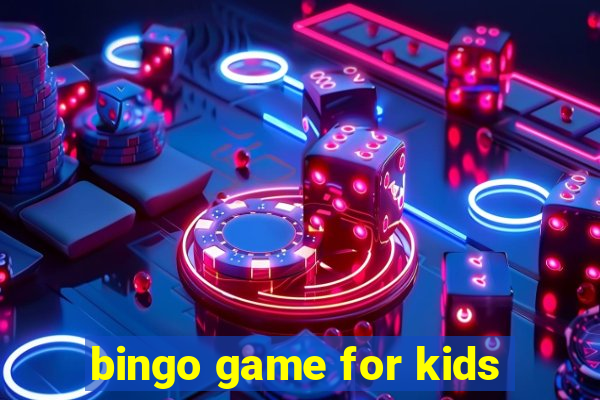 bingo game for kids